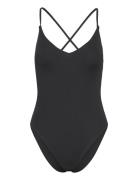 Swimsuit Naila Rib Uimapuku Uima-asut Black Lindex