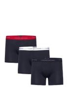 3P Boxer Brief Wb Bokserit Navy Tommy Hilfiger