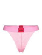 Brief Lace Stringit Alusvaatteet Pink HUGO