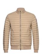 Mens Down Jacket Vuorillinen Takki Topattu Takki Beige Colmar