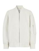 Groovy Bomber Jacket Bombertakki White Second Female