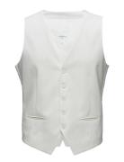 Mens Waistcoat For Suit Puvun Liivi White Lindbergh