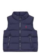 Water-Repellent Down Vest Toppaliivi Blue Ralph Lauren Baby