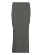 Cotton Knit Pencil Skirt Kynähame Hame Grey Lauren Ralph Lauren