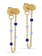 Lola Earring Korvakoru Korut Blue Enamel Copenhagen