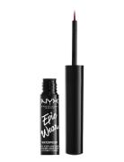 Epic Wear Liquid Liner Eyeliner Rajauskynä Meikki Red NYX Professional...