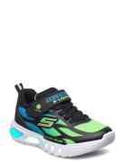 Boys Flex-Glow - Dezlom Matalavartiset Sneakerit Tennarit Black Skeche...