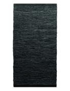 Leather Home Textiles Rugs & Carpets Cotton Rugs & Rag Rugs Grey RUG S...