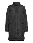 Slfnaddy Quilted Coat Tikkitakki Black Selected Femme