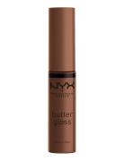 Butter Lip Gloss Huulikiilto Meikki Brown NYX Professional Makeup