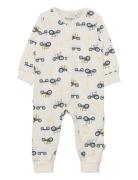 Nightsuit W. Aop Pyjama Sie Jumpsuit Haalari Multi/patterned CeLaVi