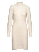 Yassalum Ls Knit Dress S. Polvipituinen Mekko Cream YAS