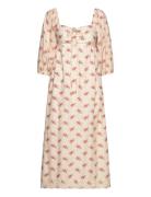 Filippa Dress P Polvipituinen Mekko Pink Notes Du Nord