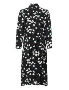 Objnuuk L/S Dress Pb13 Polvipituinen Mekko Black Object