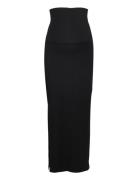 Mlemma Tube Maxi Skirt A. E. Noos Pitkä Hame Black Mamalicious