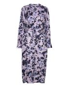 Slfaronia Ls Midi Aop Shirt Dress B Polvipituinen Mekko Multi/patterne...