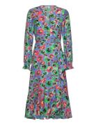 Yasarty Ls Midi Wrap Dress S. - Ca Polvipituinen Mekko Multi/patterned...