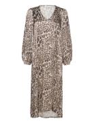 Jesskb Dress Polvipituinen Mekko Brown Karen By Simonsen