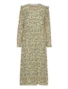 Mschadalia Rikkelie Dress Aop Polvipituinen Mekko Green MSCH Copenhage...