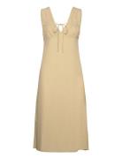 Jensis Tailor Dress Polvipituinen Mekko Beige Hosbjerg