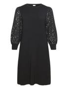 Carfoila L/S O-Neck Dress Jrs Bf Polvipituinen Mekko Black ONLY Carmak...