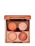 Revolution Pro Goddess Glow Eye Quad Golden Hour Luomiväri Paletti Mei...