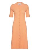 Short Polo Dress Polvipituinen Mekko Orange REMAIN Birger Christensen