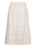 Olena Skirt Organic Cotton Pitkä Hame Cream Naja Lauf