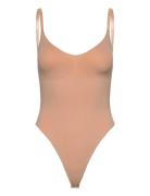 Smls Hl String Body Body Alusmekko Beige Hunkemöller