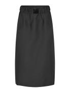 Elegance Long Skirt Pitkä Hame Grey Second Female