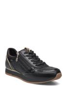 Women Lace-Up Matalavartiset Sneakerit Tennarit Black Tamaris