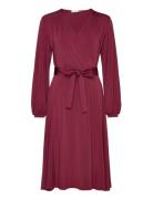 Annie Dress Polvipituinen Mekko Burgundy Jumperfabriken