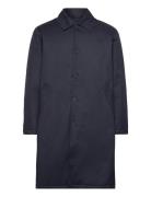 Jacob Coat Ohut Pitkä Takki Navy Clean Cut Copenhagen