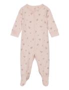 Pyjamas W Foot Pyjama Sie Jumpsuit Haalari Pink Lindex