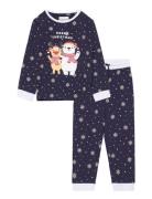 Best Friends Christmas Pyjamas Kids Pyjamasetti Pyjama Navy Christmas ...