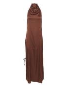 Walerygz Maxi Dress Polvipituinen Mekko Brown Gestuz