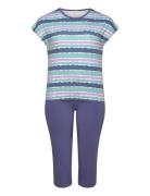 Bamboo Short-Sleeve Pj With Pirate Pyjama Purple Lady Avenue