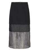 Cmtailor-Mix-Skirt Polvipituinen Hame Black Copenhagen Muse