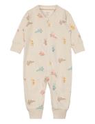 Pyjamas Bunny At Back Pyjama Sie Jumpsuit Haalari Beige Lindex