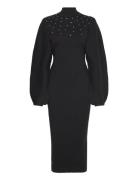 Clairecras Dress Polvipituinen Mekko Black Cras