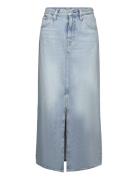 Viktoria Long Skirt Wmn Pitkä Hame Blue G-Star RAW