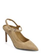 Th Pointy Strap Heel Korolliset Sandaalit Khaki Green Tommy Hilfiger