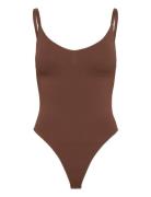 Smls Hl String Body Body Alusmekko Brown Hunkemöller