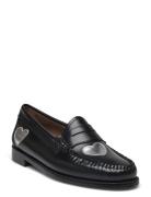 Gh Weejun Wmn Penny Love Loaferit Matalat Kengät Black G.H. BASS