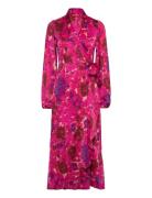 Laracras Dress Maksimekko Juhlamekko Pink Cras