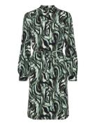 Slkenna Shirt Dress Polvipituinen Mekko Green Soaked In Luxury