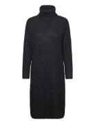 Cubrava Rollneck Dress Polvipituinen Mekko Black Culture