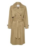 Kaelise Trenchcoat Trenssi Takki Beige Kaffe