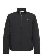 Quilted Windcheater Ohut Takki Black GANT