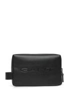 Leather Wash Bag Toilettilaukut Black GANT